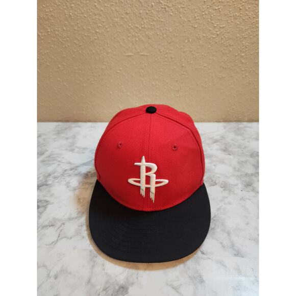New Era Youth Red Houston Rockets 9Fifty‎ Snap Back Adjustable NBA Cap One Size - Picture 1 of 6